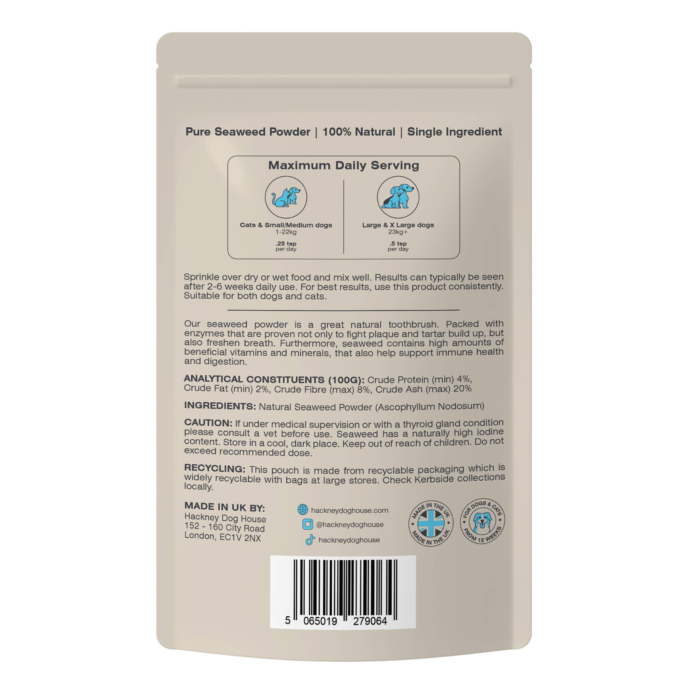 Plaque Seaweed Powder for Dogs
