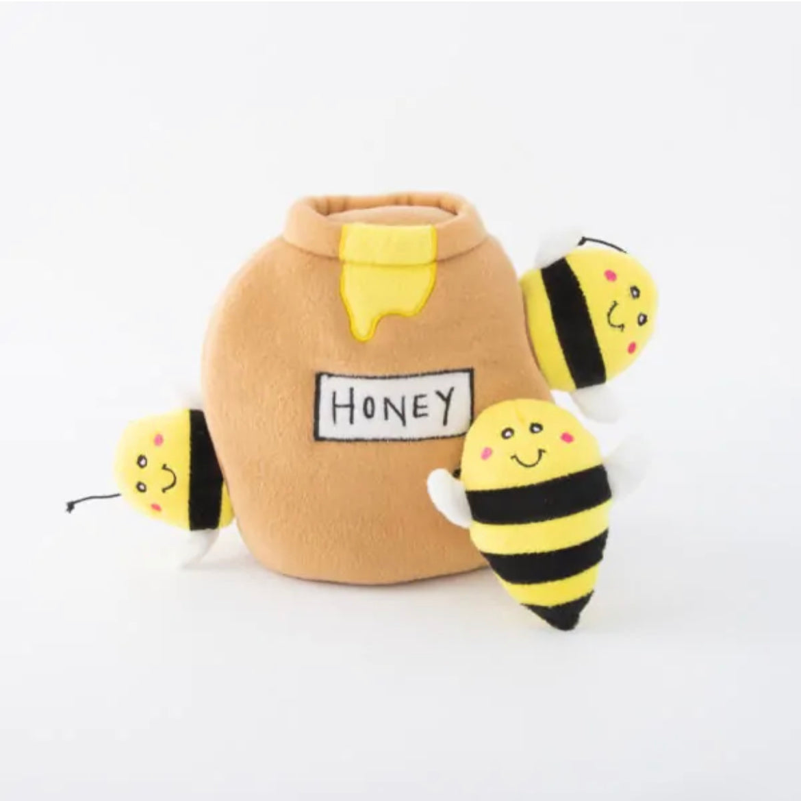 Zippy Paws Bees & Honey Pot
