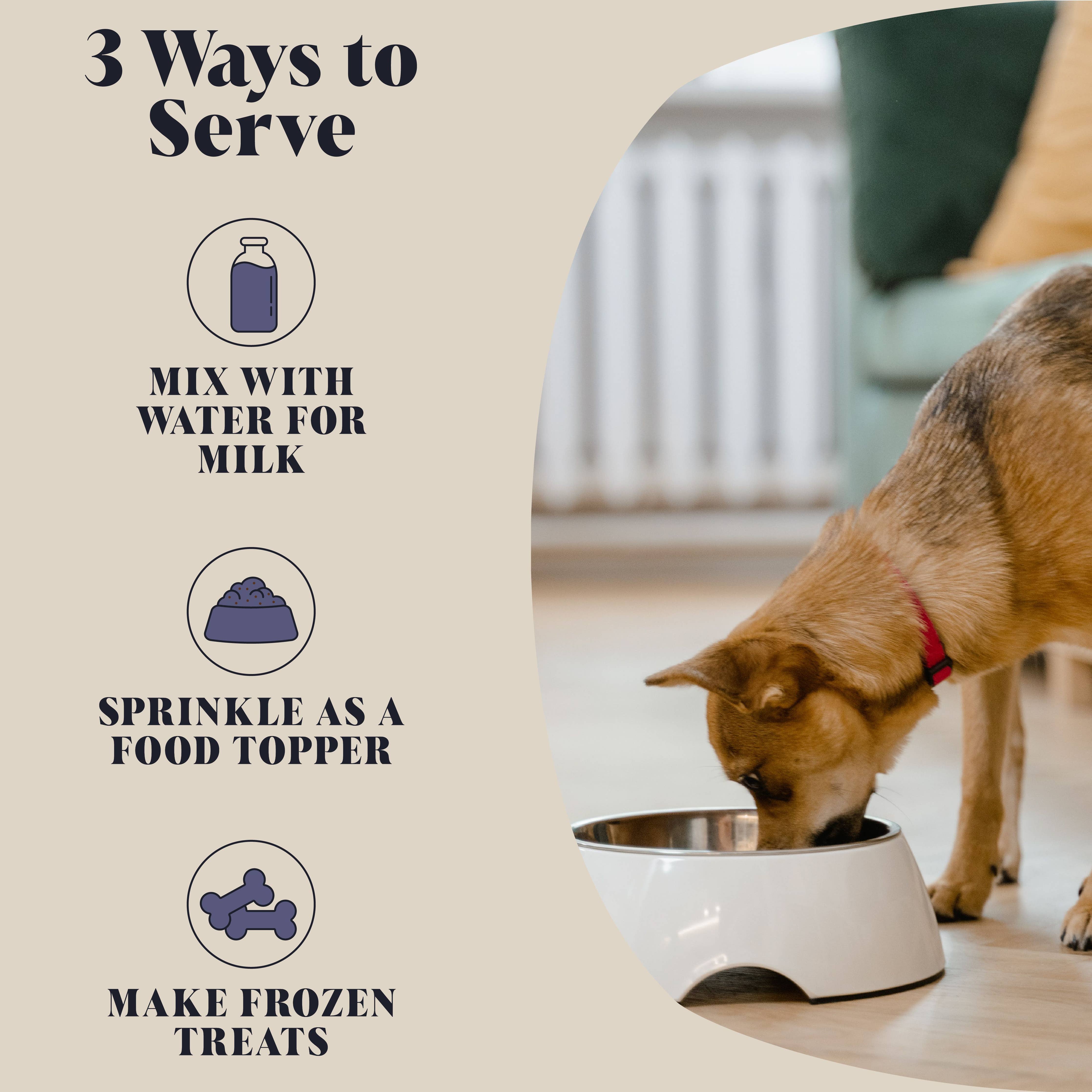 Calming Goats Milk Powder for Dogs
