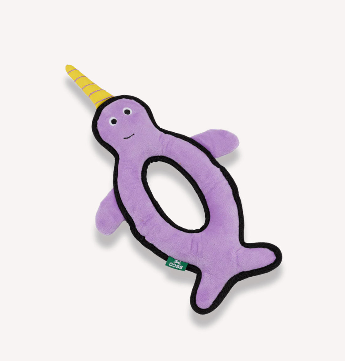 Beco Plush Narwhal Dog Toy
