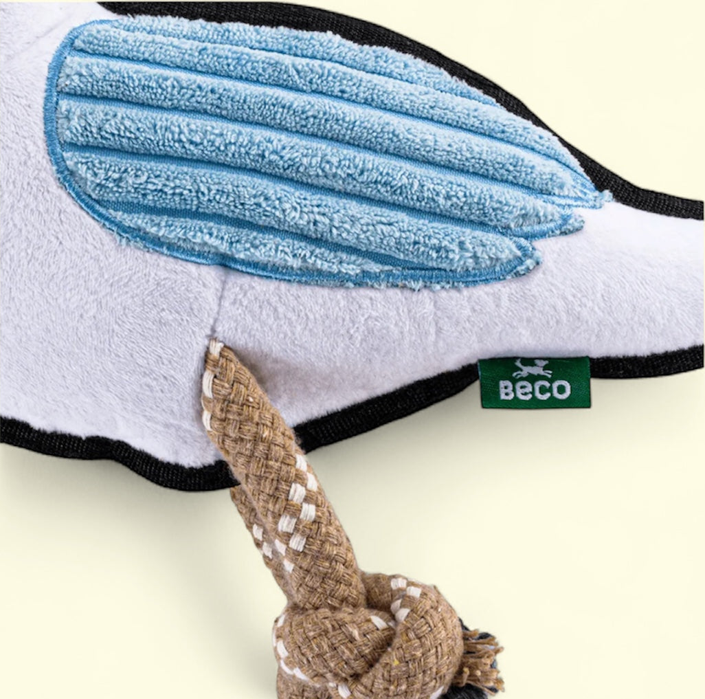 Plush Seagull Dog Toy