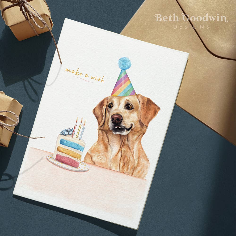 Labrador Birthday Card